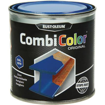 ΑΝΤΙΣΚΟΥΡΙΑΚΟ ΧΡΩΜΑ ΜΕΤΑΛΛΩΝ RAL 5010 (7326) GENTIAN BLUE GLOSS 750ML COMBICOLOR ORIGINAL RUSTOLEUM